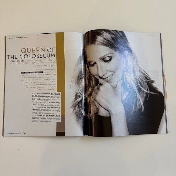 CELINE DION Las Vegas Player CAESARS PALACE 50 YEAR COMMEMORATIVE ISSUE 2016 NEW - Picture 3 of 3